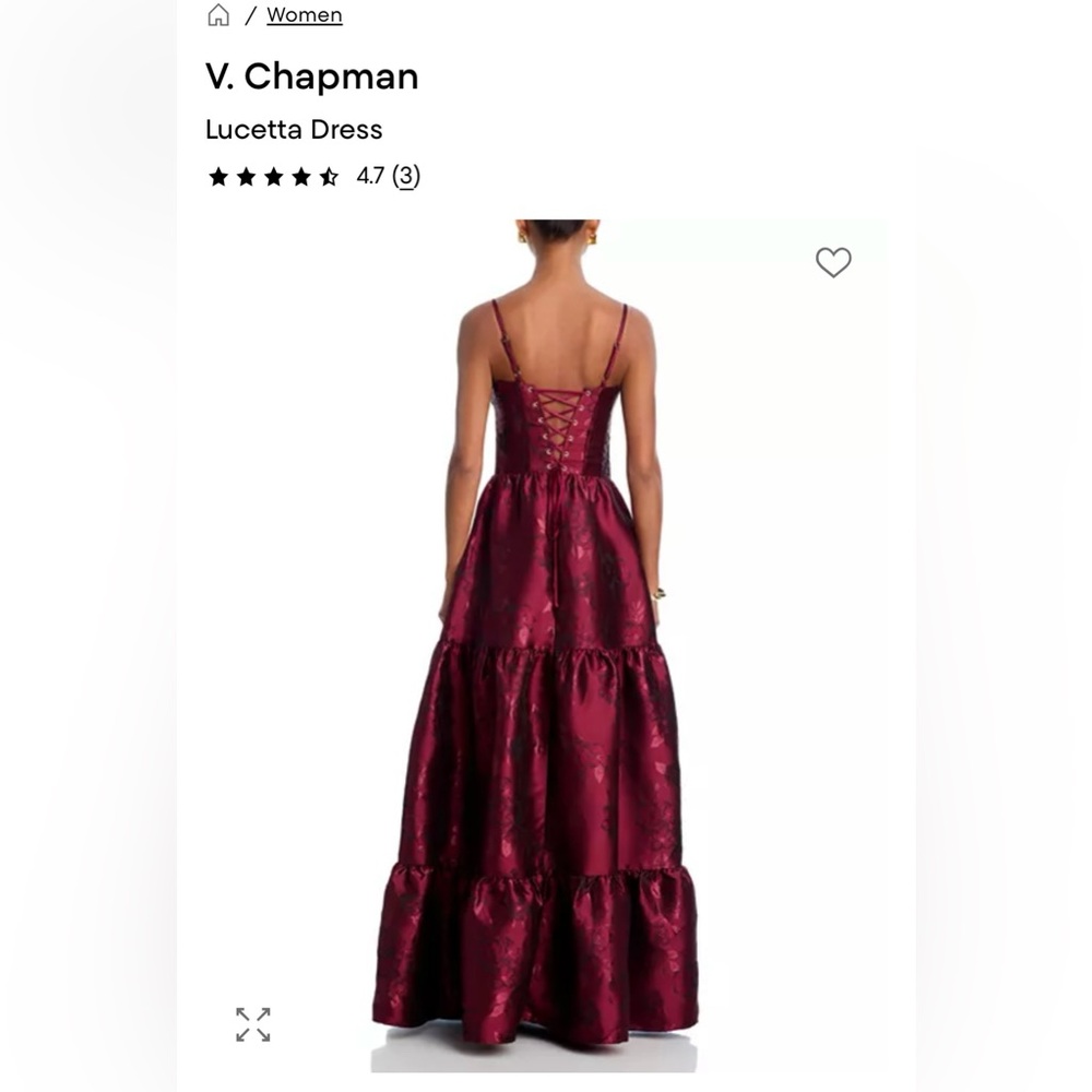 V.Chapman gown size 8 - Picture 5 of 6